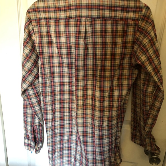 Vintage Levis Strauss Button Up Plaid Shirt - Picture 3 of 3